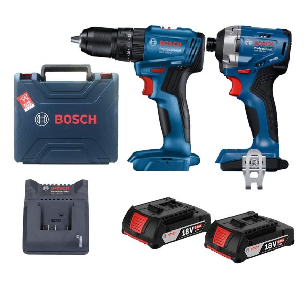 Bộ máy khoan vặn vít pin GDR 18V-215 & GSB 185-LI- 06019N20K4