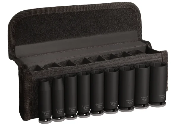 Bộ Đầu tuýp 9 chiếc 60mm 3/8” Bosch 2608003037