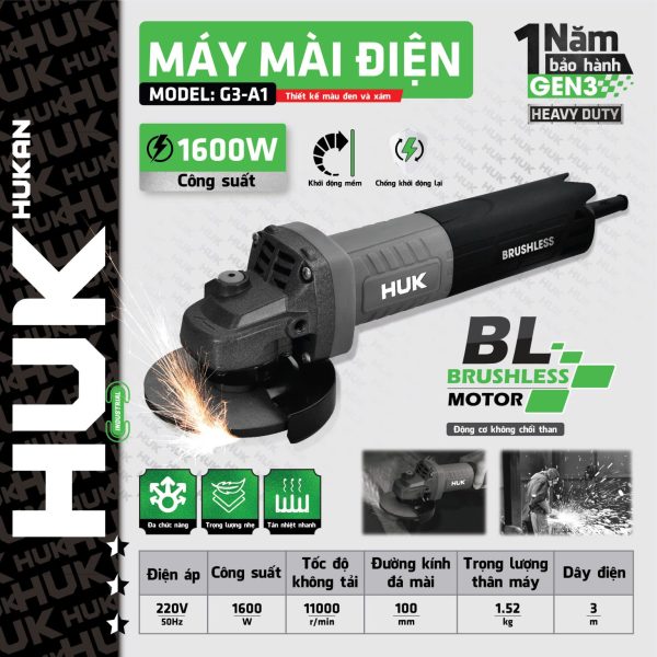 Máy cắt mài công tắc đuôi G3-A1 không chổi than