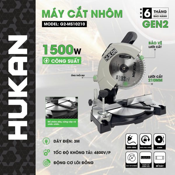 Máy Cắt Nhôm (GEN 2) G2-MS10210