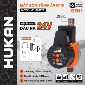 Máy bơm tăng áp mini (GEN 1) G1-B001TB