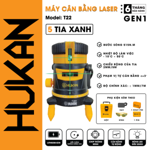 Máy cân bằng laser 5 line T22
