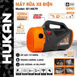 Máy rửa xe dùng điện có chỉnh áp GEN 1 – G1-HK79