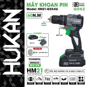 Máy khoan Pin 10mm ( Có khóa trục ) Gen 2 H16-G2C-Q2 Màu cafe #5