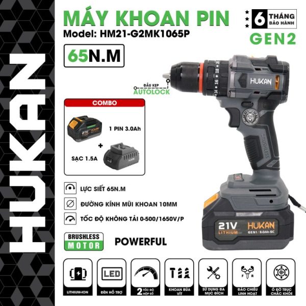 Máy khoan 10mm (gen 2) HM21-G2MK1065P