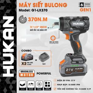 Máy siết bulong pin (GEN1) G1-LX370