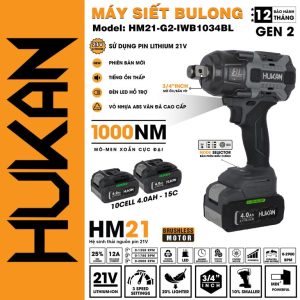 Máy siết bulong pin HM21-G2-IWB1034BL