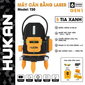 Máy cân bằng 5 tia laser xanh T20