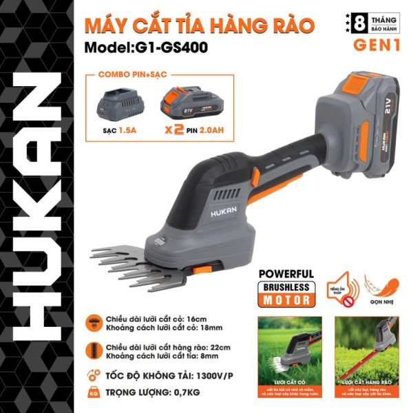 Máy cắt tỉa hàng rào (GEN1) G1-GS400