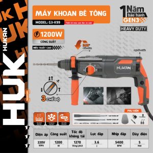 Máy khoan bê tông 3 chức năng GEN3 G3-K99