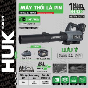 Máy thổi lá dùng pin (GEN 3) G3-TLT135