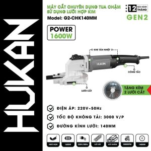 Máy Cắt Hợp Kim Tua Chậm 1600W (GEN2) G2-CHK140MM