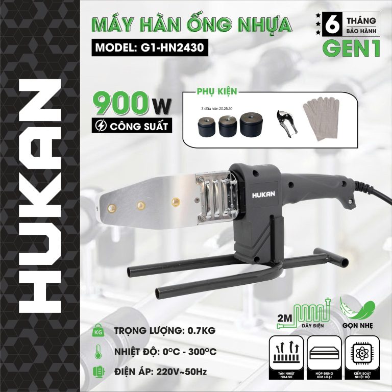 Máy hàn ống nhựa Hukan G1-HN2430