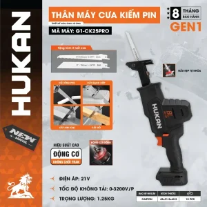 Thân máy cưa kiếm pin G1-CK25PRO