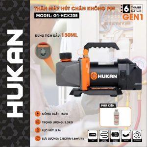 Thân Máy Hút Chân Không Dùng Pin Hukan G1-HCK205