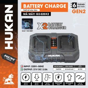 Bộ sạc pin đôi 2.0A (GEN 2) G2-S20X2