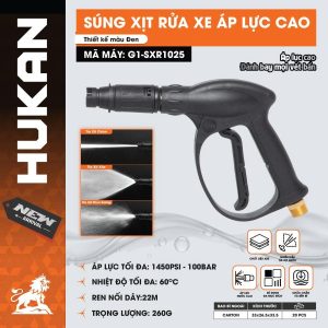 Súng xịt rửa xe áp lực cao (GEN 1) G1-SXR1025