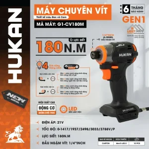 Máy chuyên vít G1-CV180M Đen cam