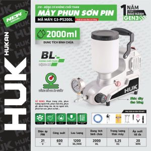 Máy phun sơn pin (GEN 3) G3-PS200L