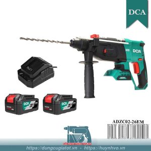 Máy khoan bê tông pin 20V DCA ADZC02-26EM