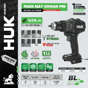 Thân máy khoan pin (GEN 3) G3-F165AT