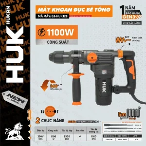 Máy khoan đục bê tông (GEN 3) G3-HUK128