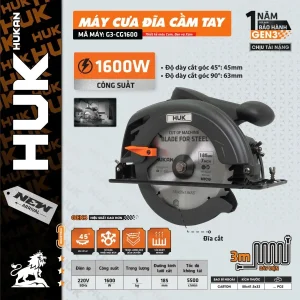 máy cưa đĩa cầm tay (GEN 3) G3-CG1600