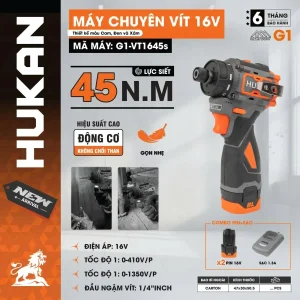 Máy chuyên vít 16V G1-VT1645s