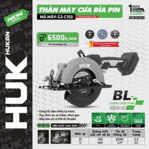 Thân máy cưa đĩa pin (GEN 3) G3-C150