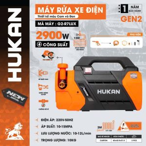 Máy rửa xe điện (GEN 2) G2-R7LUX