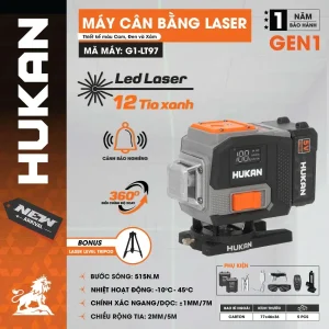 Máy cân bằng laser 12 tia xanh (G1-LT97)