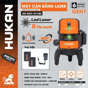 Máy cân bằng laser 5 tia xanh (GEN 1) G1-T82