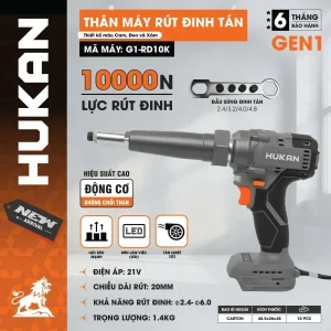 Thân máy rút đinh tán G1-RD10K
